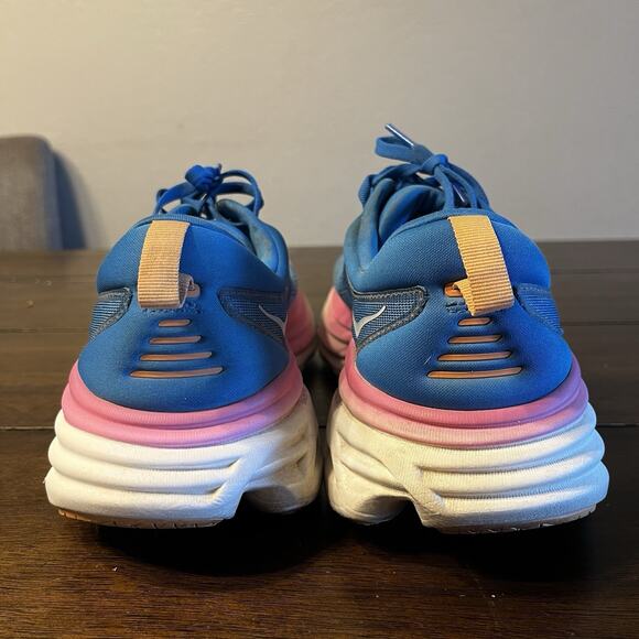 Hoka Bondi 8 Running Shoes Women’s Size 11B Coastal Sky Nice No Insoles - Picture 4 of 7